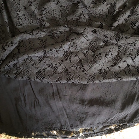 Forever 21 off-shoulder black lace mini dress M - Picture 6 of 6